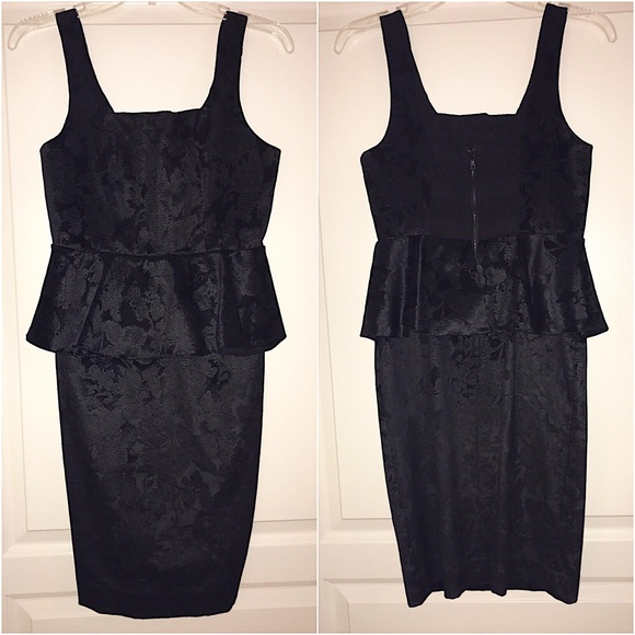 Alice + Olivia Dresses & Skirts - Velvet Peplum Formal Dress